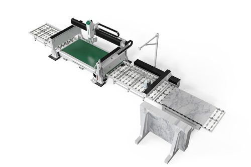 Automatizada Pratica De 5 Eixos Serra CNC Para Granito A Venda-3