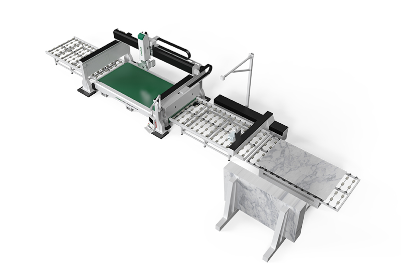 Automatizada Pratica De 5 Eixos Serra CNC Para Granito A Venda-3