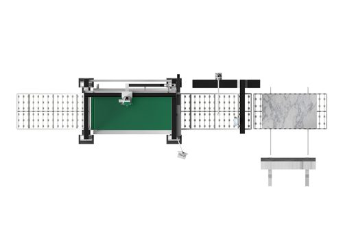 Automatizada Pratica De 5 Eixos Serra CNC Para Granito A Venda-4