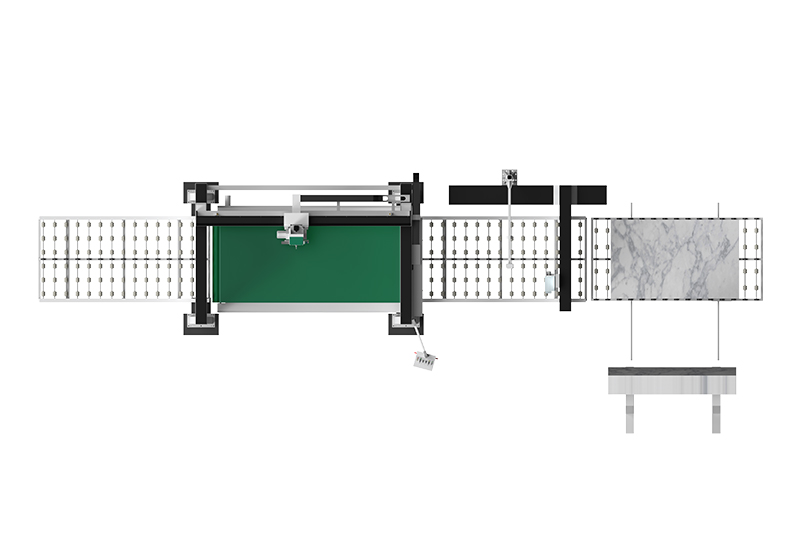 Automatizada Pratica De 5 Eixos Serra CNC Para Granito A Venda-4