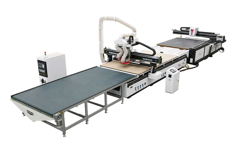 Blue Elephant Máquina ATC CNC Nesting Sobressalente para Fabricação de Armários com Kit de Furação em Linha e Automação (1)