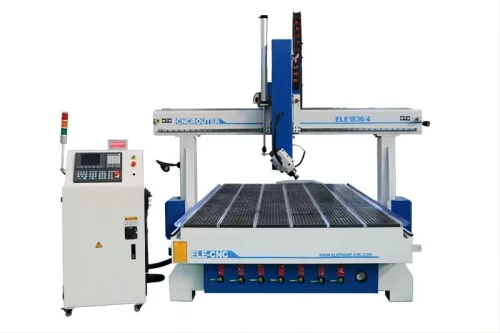 Maquina CNC De Madeira De 4 Eixos Com Altura Do Eixo Z De 600 mm a Baixo Custo-1