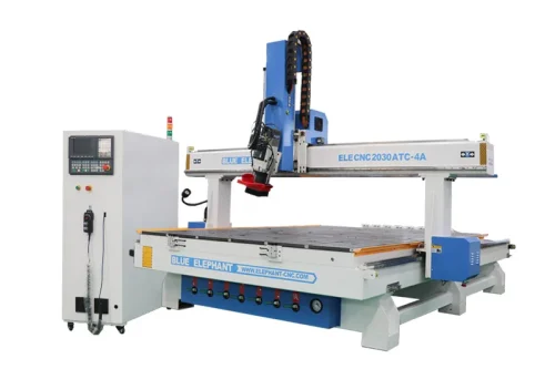 Maquina De Gravacao CNC De 4 Eixos Com Troca Automatica De Ferramentas Para Marcena-1