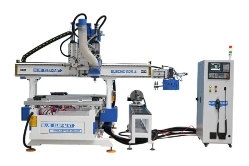 Maquina Router CNC ATC 1325 Eficiente Com Dispositivo Rotativo E Spindle Refrigerado a Ar A Venda-2