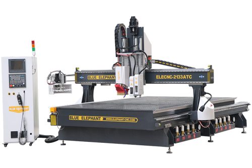 Router 2133 ATC CNC De Alto Desempenho Com Cortador De Lamina Oscilante A Venda-1