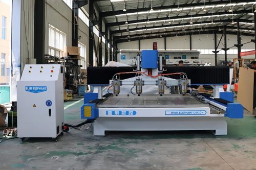 Router CNC Para Pedra De Alto Volume Com Multiplos Cabecotes-2