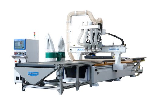 Blue Elephant Máquina CNC Nesting para Madeira Custo-Benefício com Quatro Spindles para Marcenaria e Fabricação de Armários (1)