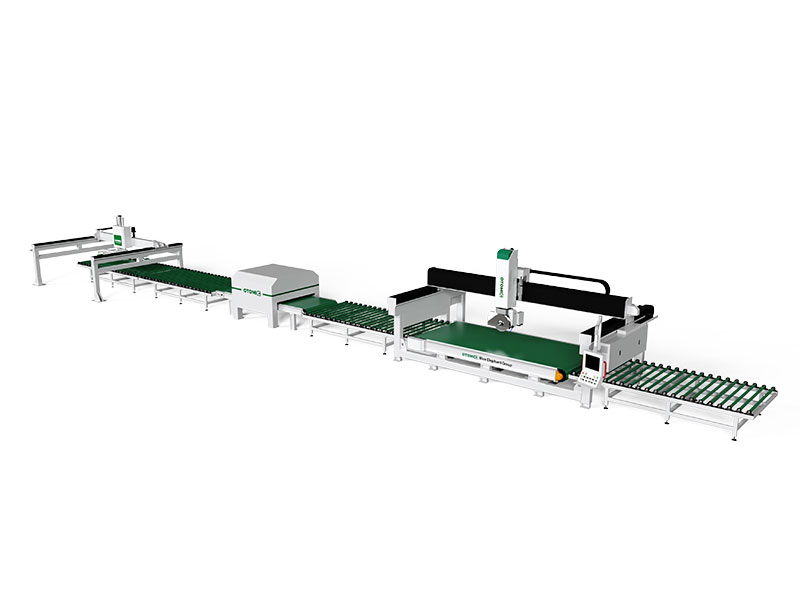 Automatic 5-Axis CNC Bridge Saw Granite Slab Production Line for Sale
