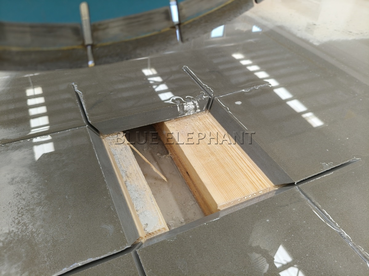 bridge saw cutting machine sample1